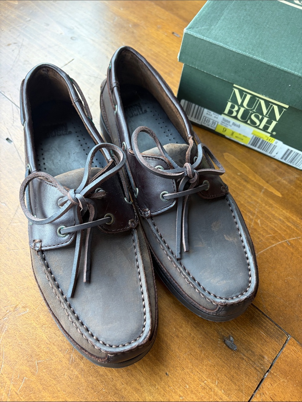 Nunn Bush Ontario Boat Shoe Loafer Brown  Sz 9